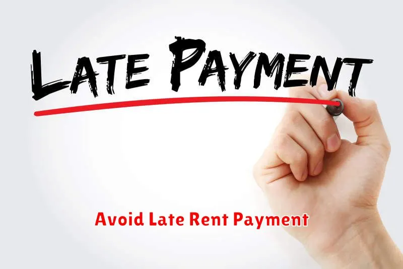 Avoid Late Rent Payment