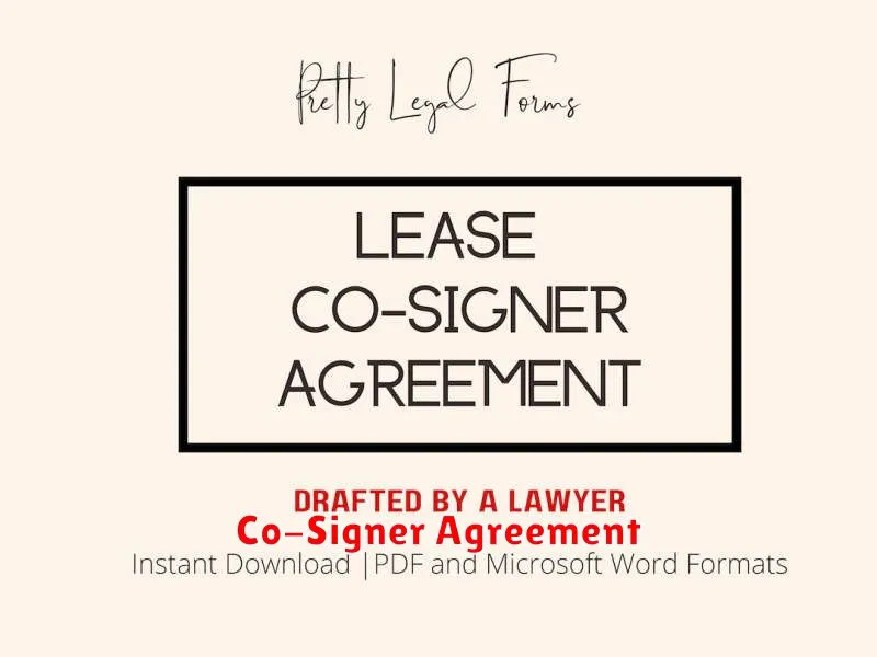 Co-Signer Agreement