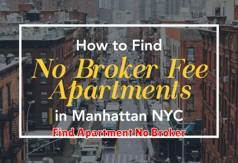 Find Apartment No Broker