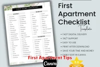 First Apartment Tips