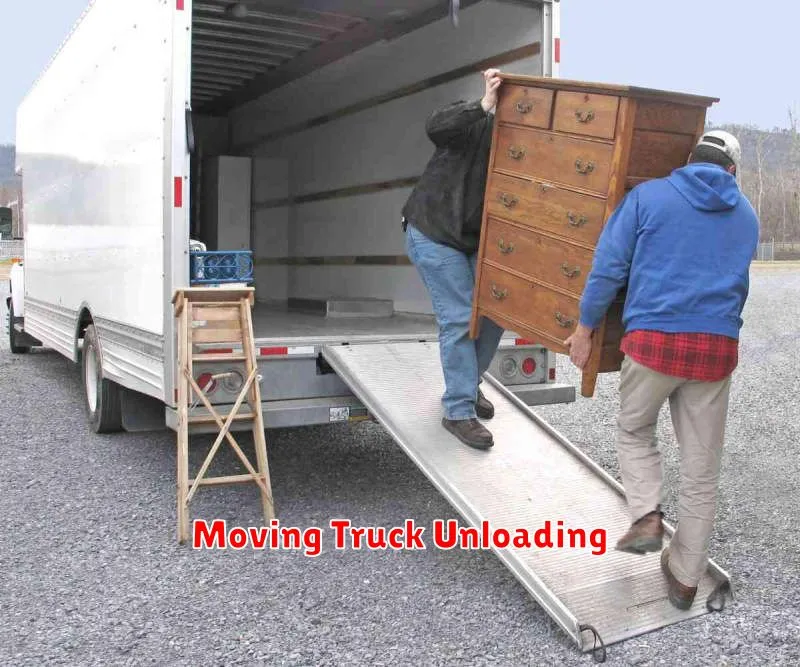 Moving Truck Unloading