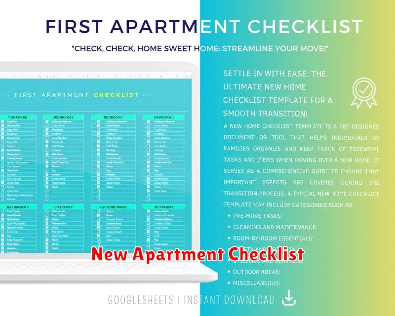 New Apartment Checklist