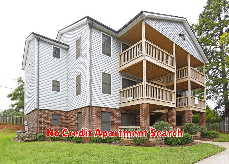 No Credit Apartment Search