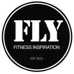 Fly fitness company icon